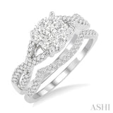 Lovebright Bridal Diamond Wedding Set