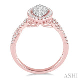 Marquise Shape Lovebright Diamond Ring