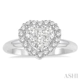 Heart Shape Lovebright Diamond Ring