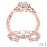 Oval Shape Lovebright Bridal Diamond Wedding Set