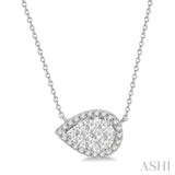 Pear Shape Lovebright Essential Diamond Necklace