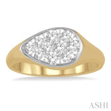 Pear Shape Lovebright Essential Diamond Promise Ring