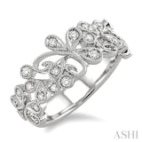 1/3 Ctw Round Cut Diamond Fashion Ring in 14K White Gold