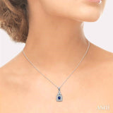 Gemstone & Diamond Pendant