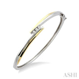 Channel Set Diamond Bangle