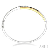 Channel Set Diamond Bangle