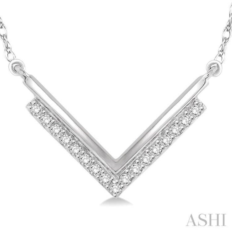 V' Shape Diamond Pendant - 98547JJADFNPDWG – Jason's The Art of