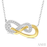 Infinity Shape Diamond Fashion Necklace