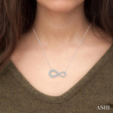 Infinity Shape Diamond Necklace