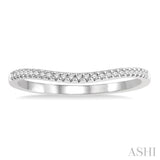 Diamond Curved Wedding Band