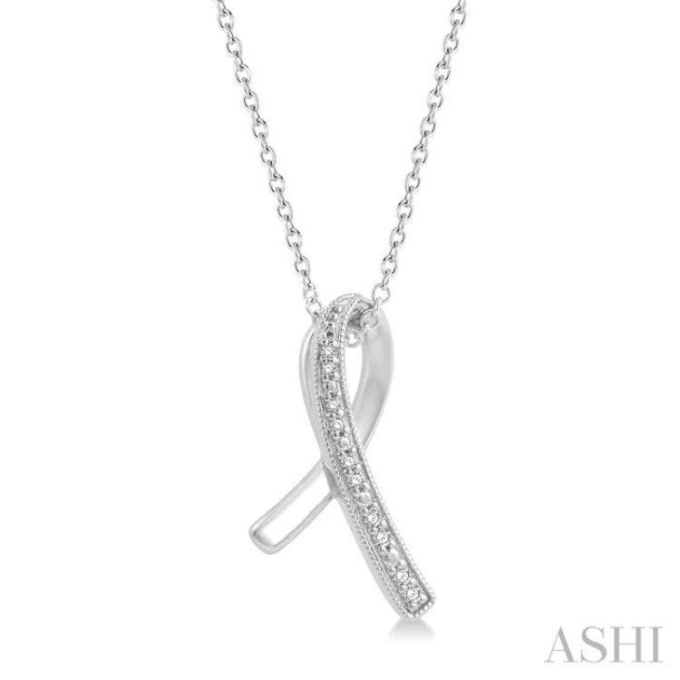 Breast cancer 2025 diamond necklace