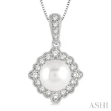 Pearl & Diamond Pendant