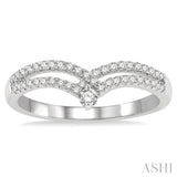 Chevron Diamond Fashion Ring